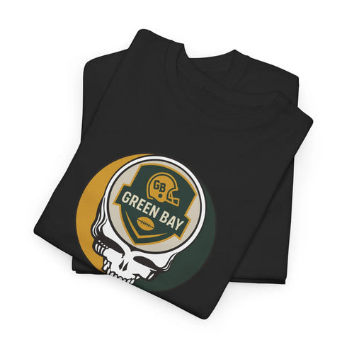 Grateful Dead - Green Bay Packers Stealie Grateful Dead Steal Your Face T-Shirt - NFL - StealieShop